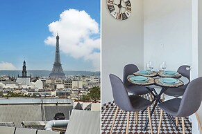2 Bedroom Flat Centre de Paris - Eiffel Tower View