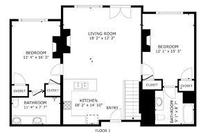 Blackstone Overlook 312 2 Bedroom Condo