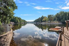 Livin' Large Lake Norman Estate w/ Pool, Dock, Game Room & Scenic View