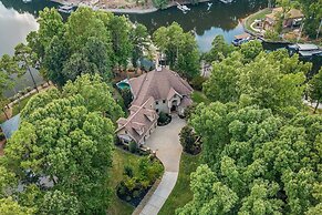 Livin' Large Lake Norman Estate w/ Pool, Dock, Game Room & Scenic View