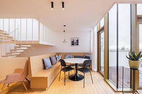 Top Floor New Duplex Stunning View In Trendy St Gilles