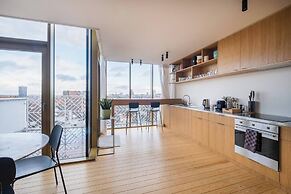 Top Floor New Duplex Stunning View In Trendy St Gilles