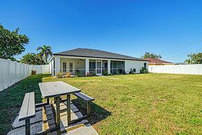 4 Mi to Beach: Home w/ Patio in Cape Coral!