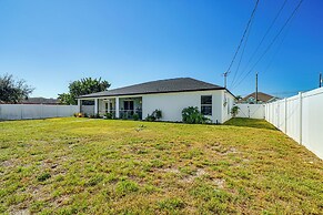 4 Mi to Beach: Home w/ Patio in Cape Coral!