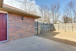 Home w/ Fenced Yard Near Dtwn Rogers!