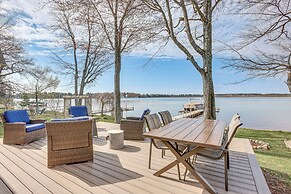Dock & Views: Lake Mitchell Home in Cadillac!