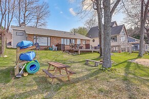 Dock & Views: Lake Mitchell Home in Cadillac!