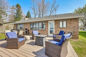 Dock & Views: Lake Mitchell Home in Cadillac!