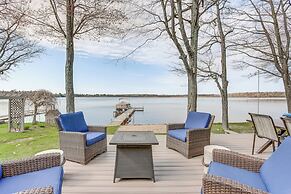 Dock & Views: Lake Mitchell Home in Cadillac!