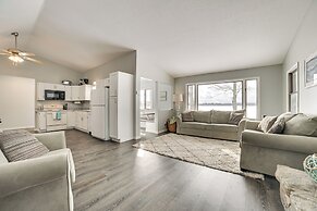 Dock & Views: Lake Mitchell Home in Cadillac!