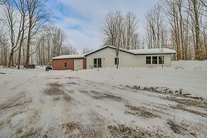 22 Mi to Boyne Mountain: Home w/ Fire Pit!