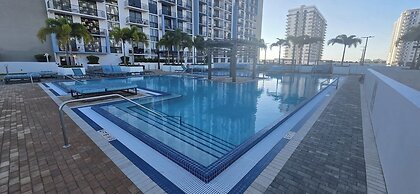 Downtown Doral Condo w-Free Parking