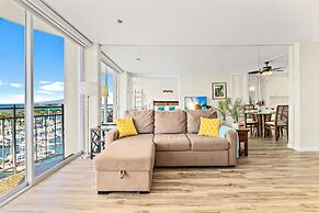 Ocean View 1BR at Ilikai Marina