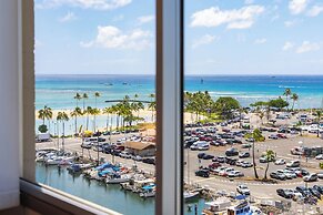 Ocean View 1BR at Ilikai Marina