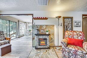 Deck & Fire Pit: Cozy Cabin at Terrace Lakes!