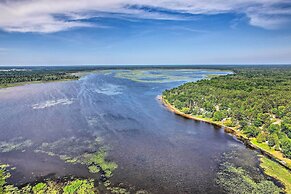 Waterfront Tawas Lake Retreat w/ Fire Pit!