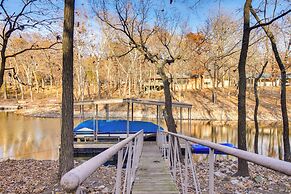 Lakefront Home w/ Furnished Deck in Grove!