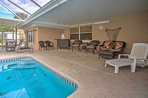 Tropical Cape Coral Home w/ Private Dock on Canal!