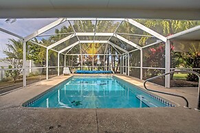 Tropical Cape Coral Home w/ Private Dock on Canal!