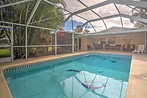 Tropical Cape Coral Home w/ Private Dock on Canal!
