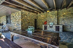 Luxury Lodge on 45 Acres: Patio, Deck & Views!