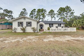 Steps to Beach: Carrabelle Family Home w/ Patio!