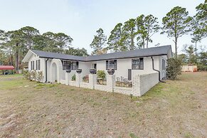 Steps to Beach: Carrabelle Family Home w/ Patio!