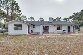 Steps to Beach: Carrabelle Family Home w/ Patio!