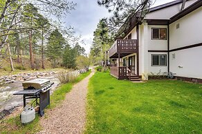Estes Park Condo Rental: Balcony w/ River Views!
