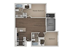 Modern Cozy 2BR Apt With Pool and Hot Tub