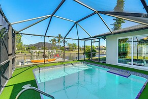 Dock + Patio w/ Canal View: Cape Coral Retreat!