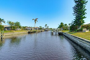 Dock + Patio w/ Canal View: Cape Coral Retreat!