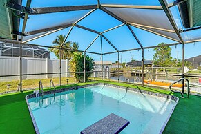 Dock + Patio w/ Canal View: Cape Coral Retreat!