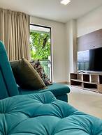 Flat a 120 metros das Piscinas Naturais