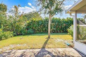 Private Yard & Screened Patio: Sunny Sebastian Gem