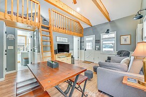 Steps to Brant Lake: Mountain-view Hideaway!