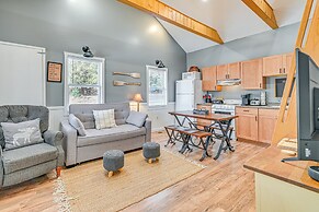 Steps to Brant Lake: Mountain-view Hideaway!