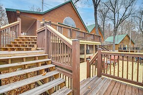 Boat Dock & Deck: Waterfront Cabin on Grand Lake