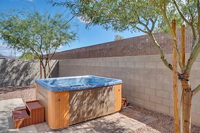 Patio & Shared Hot Tub: Tucson Fourplex Townhome!