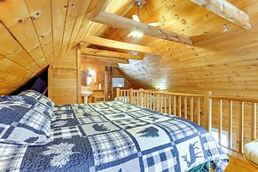 2 Mi to Boat Ramp: Log Cabin in New Hampshire