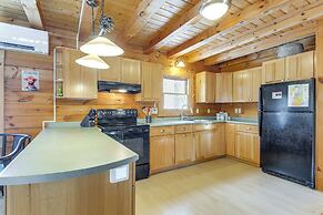 2 Mi to Boat Ramp: Log Cabin in New Hampshire