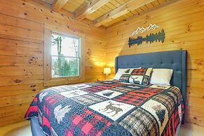 2 Mi to Boat Ramp: Log Cabin in New Hampshire