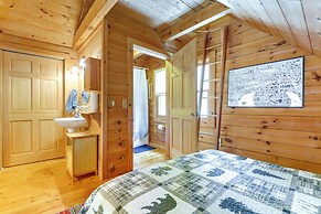 2 Mi to Boat Ramp: Log Cabin in New Hampshire
