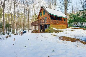 2 Mi to Boat Ramp: Log Cabin in New Hampshire