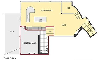 Fireplace Suite - Ocean Views & Beach