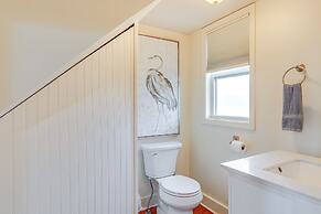 Steps to White River: Mountain View Home w/ Deck!