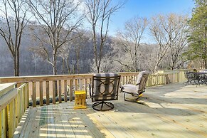 Steps to White River: Mountain View Home w/ Deck!