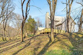 Steps to White River: Mountain View Home w/ Deck!