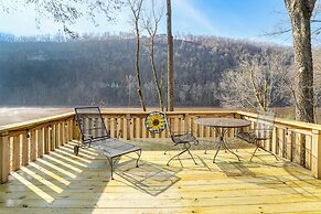 Steps to White River: Mountain View Home w/ Deck!
