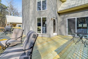 Steps to White River: Mountain View Home w/ Deck!